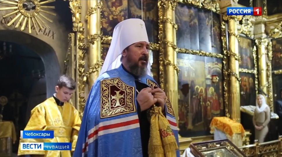 В Чебоксарско-Чувашской епархии отметили годовщину архиерейской хиротонии митрополита Савватия
