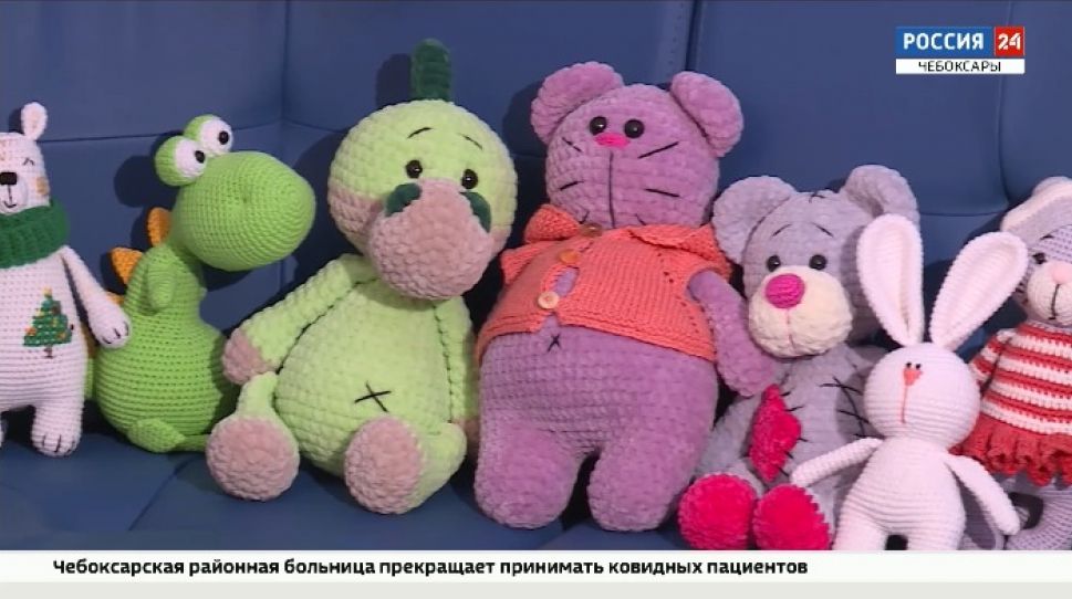 Мастерица из Чебоксар создает экологически чистые мягкие игрушки