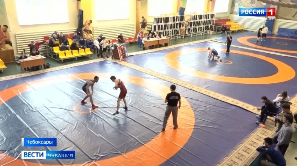 Чемпионат Чувашии по вольной борьбе определил сильнейших спортсменов 
