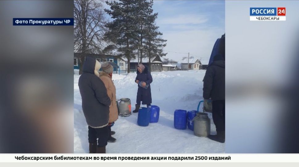 В деревню Малые Атмени организован подвоз питьевой воды