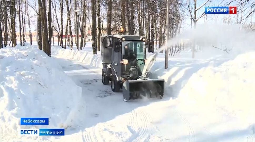Чебоксарский парк спецтехники пополнился новыми уборочными машинами