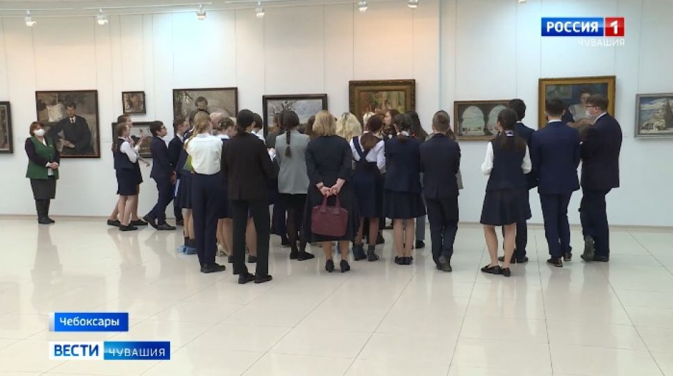 «Живые уроки» знакомят чебоксарских школьников с работами знаменитых художников