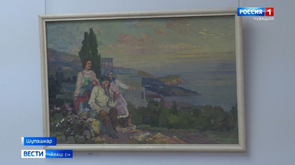 Ӳнер музейӗнче Никита Сверчковӑн "Чӑвашсем Крымра" картинипе паллашма пулать