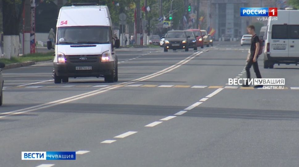 Нанести разметку чебоксарским дорожникам мешала плохая погода