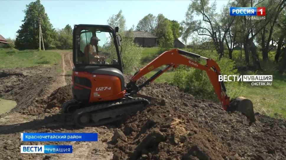 В районах Чувашии полным ходом идут работы по развитию инфраструктуры