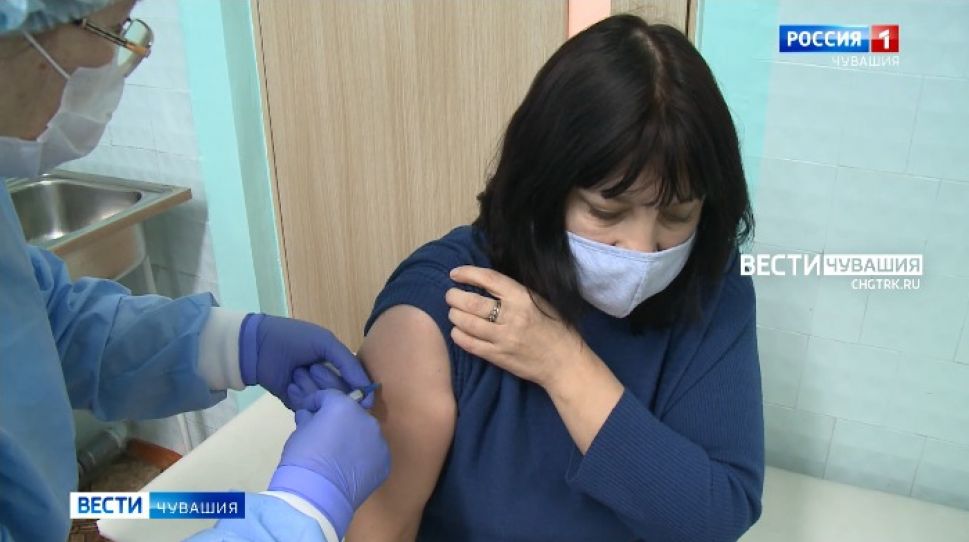 В Чувашии из 588 тыс. жителей привиты 117 тысяч