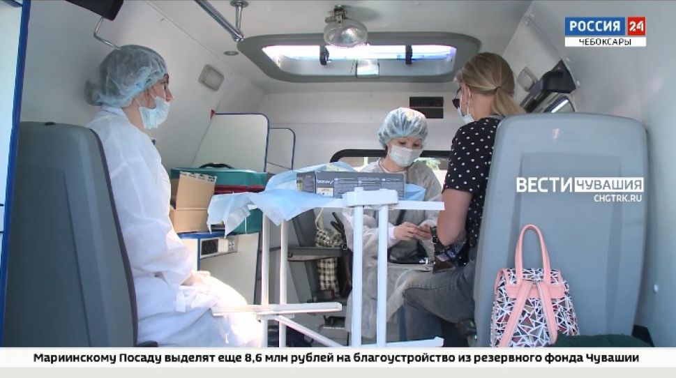 На рынке «Николаевский» в Чебоксарах развернулся пункт вакцинации от COVID-19