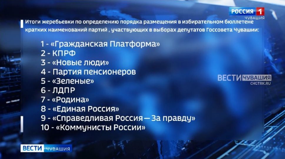 В Центризбрикоме Чувашии состоялась жеребьевка за места в бюллетене