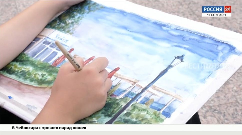 Завершился очный этап «Чебоксарского пленэра-2021»