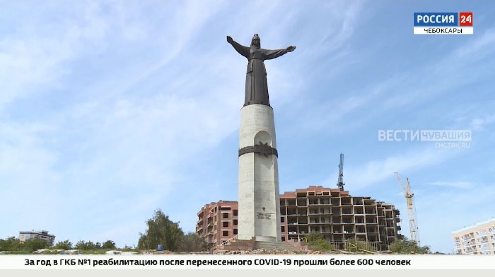 В Чебоксарах работы по реконструкции залива у монумента Матери идут с отставанием