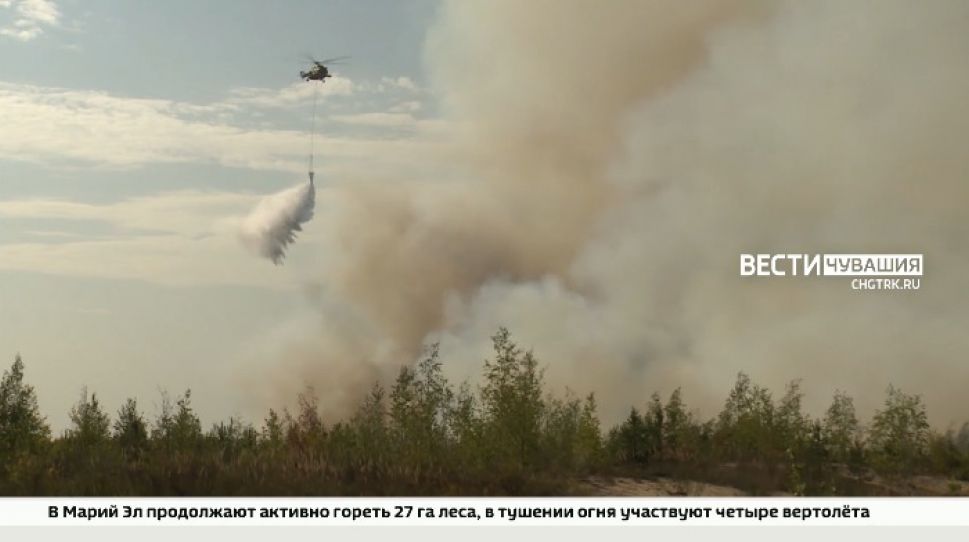 Марийцы отказались от помощи чувашских огнеборцев в тушении лесных пожаров