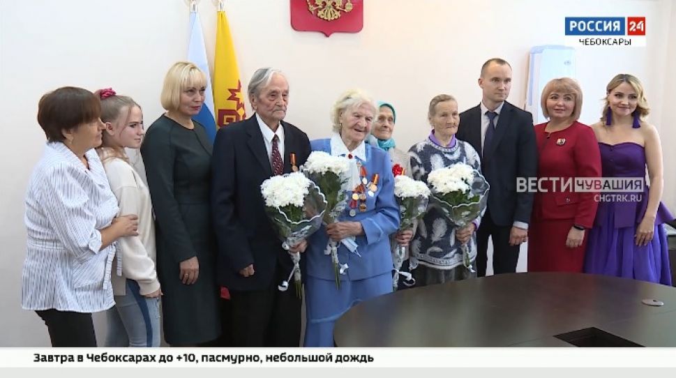 В Чебоксарах чествовали участников строительства оборонительных рубежей