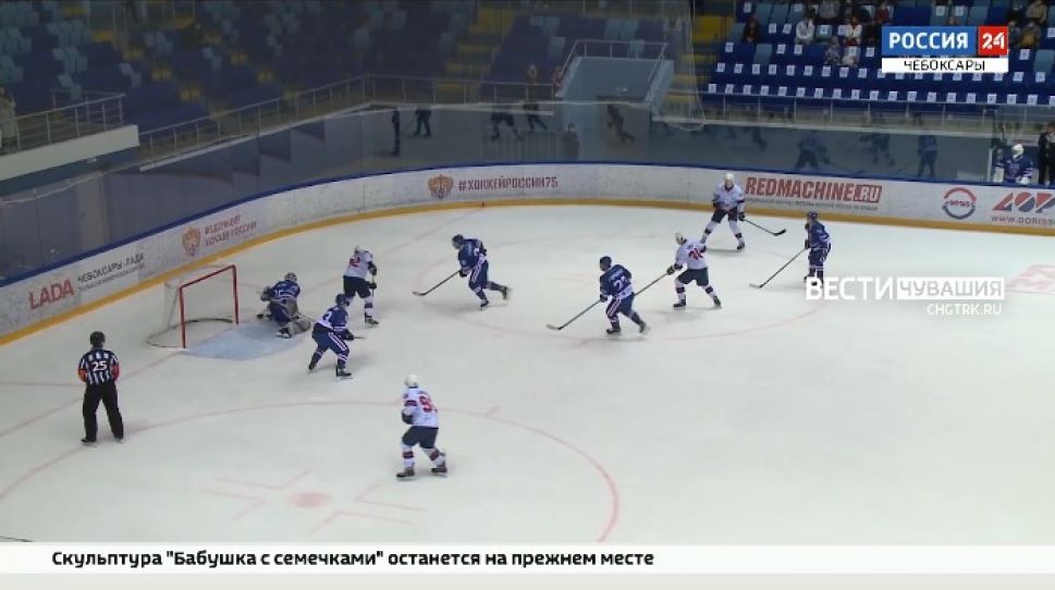 ХК "Чебоксары" одержал 3 победы в 4 матчах первенства ВХЛ