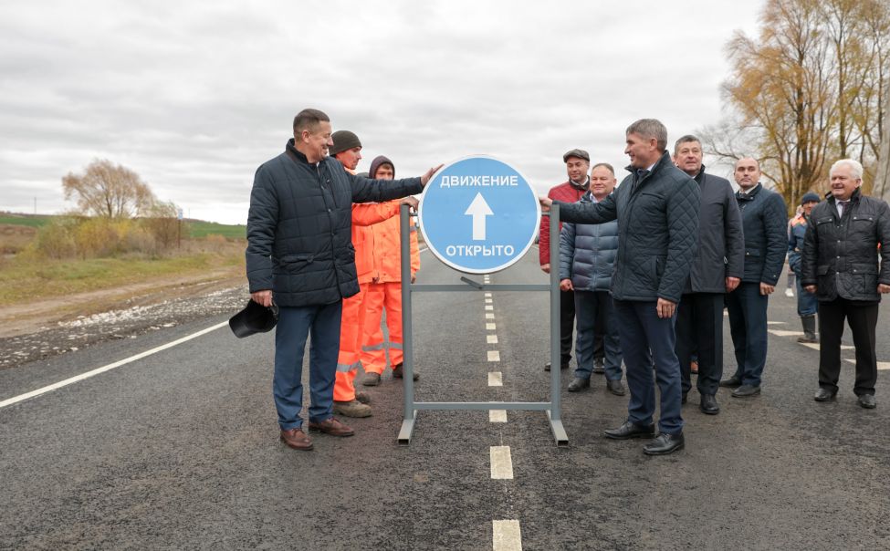В Чувашии досрочно открыли обновленную автодорогу Атлашево – «Волга» – Марпосад  