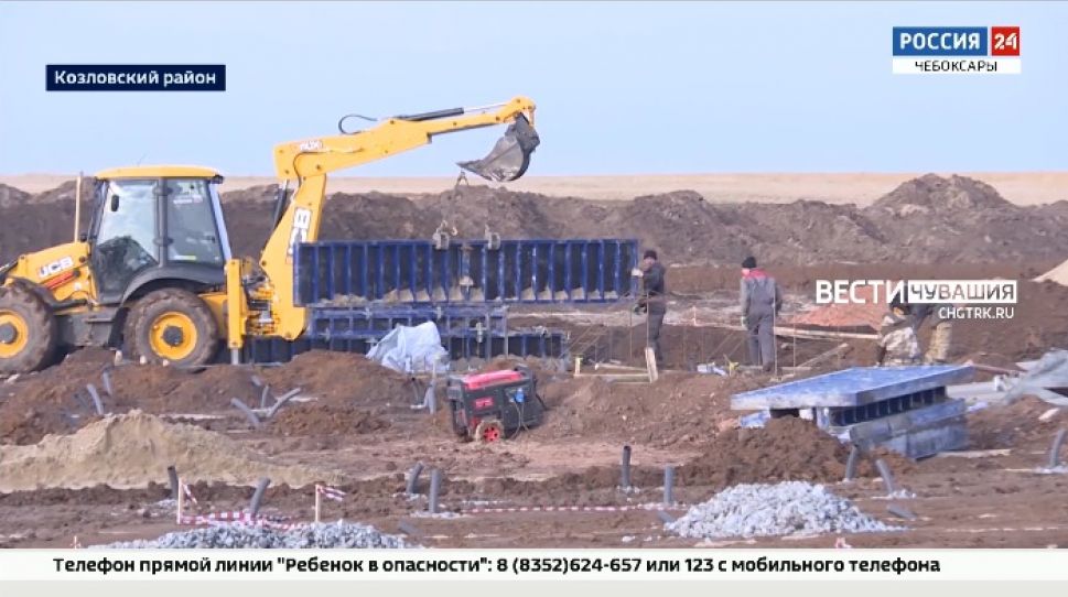 В Козловском районе продолжается возведение монумента "Строителям безмолвных рубежей"