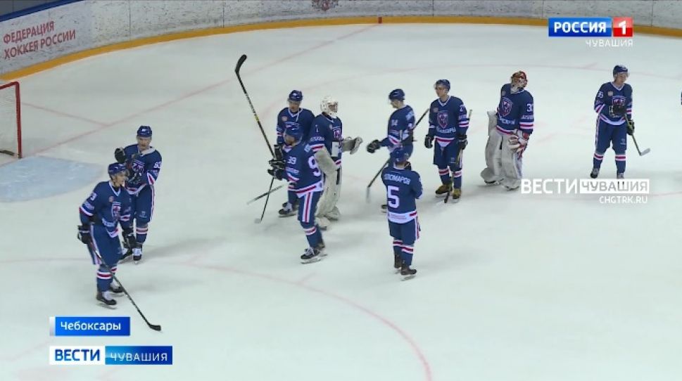 ХК «Чебоксары» лидирует в Первенстве ВХЛ, несмотря на поражение 