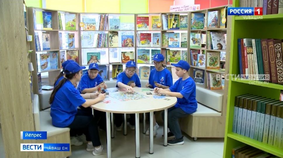 Йӗпреҫре наци проекчӗпе тӗпрен улӑштарнӑ библиотека уҫӑлчӗ 