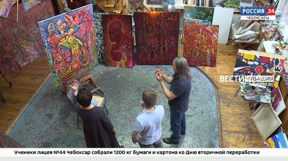 Известный художник из Чувашии готовит очередную выставку своих картин