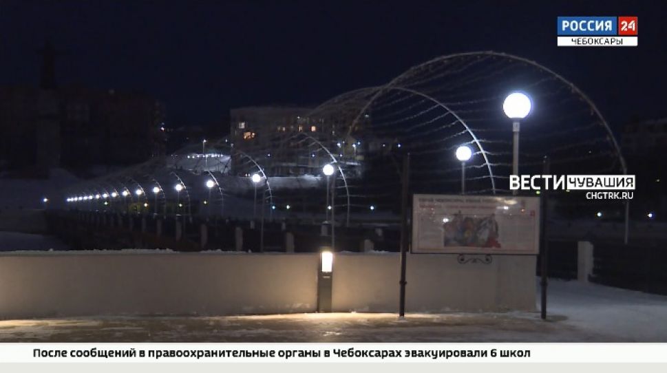 Несколько месяцев из-за пандемии на чебоксарском заливе не работает световой туннель