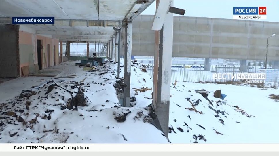 Неспортивный овертайм: реконструкция спорткомплекса в Новочебоксарске отстает от графика