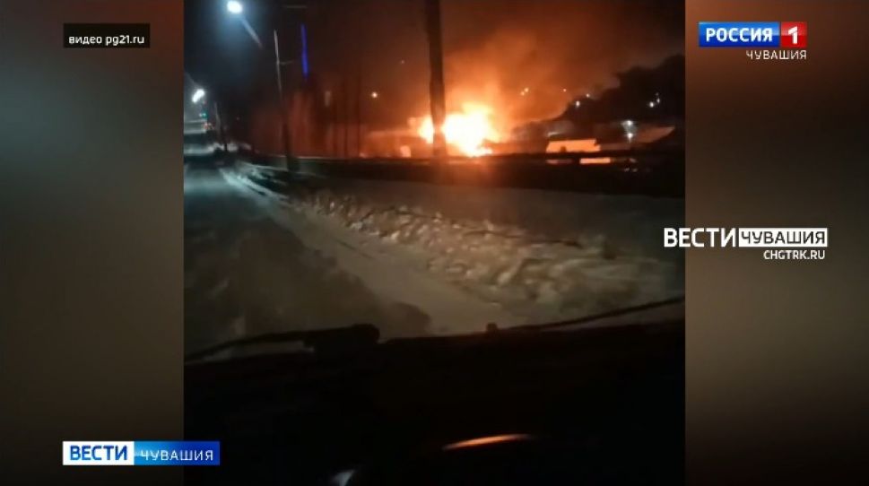 За сутки в Чувашии произошло 6 пожаров