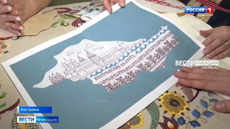 Какими орнаментами удивят мастерицы из Самары и Костромы на "Вышитой карте России"?