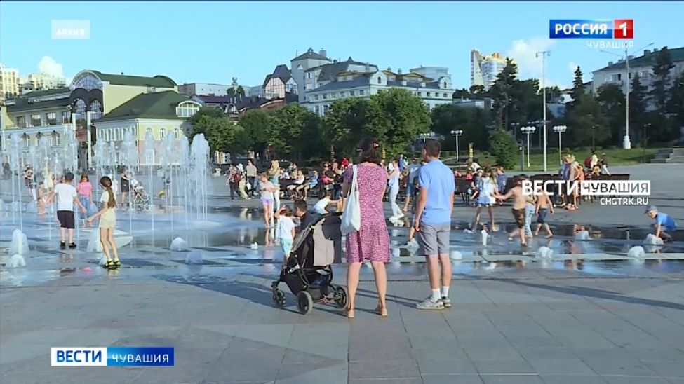 С первого мая в Чебоксарах заиграет поющий фонтан