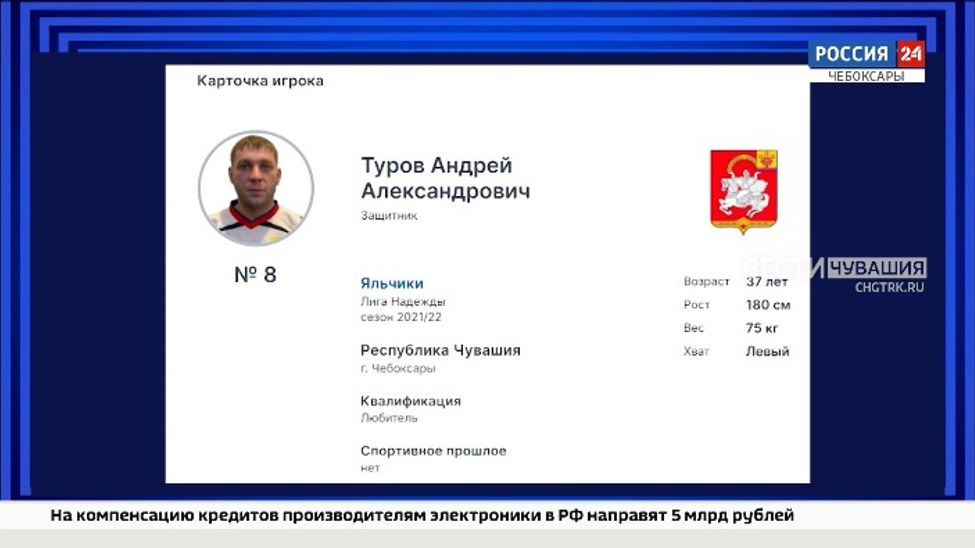 Причиной смерти защитника ХК «Яльчики» на льду «Чебоксары- Арена» мог стать инфаркт