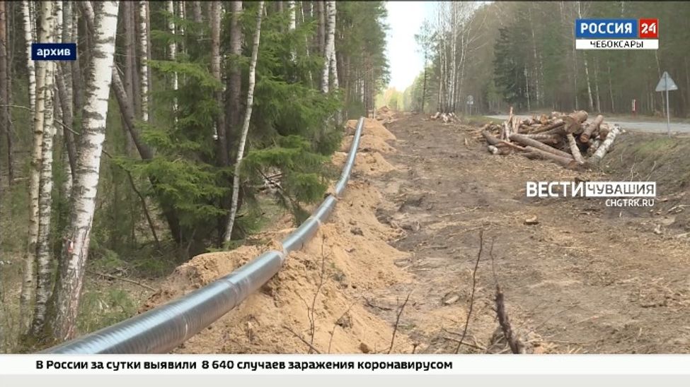 В Заволжье после проведения работ по газификации просел грунт