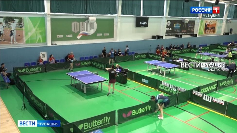 В Чебоксарах состоялся командный чемпионат России по настольному теннису среди женщин - Суперлига