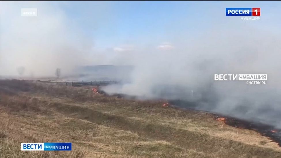 В Чувашии напомнили об ответственности за пал сухой травы