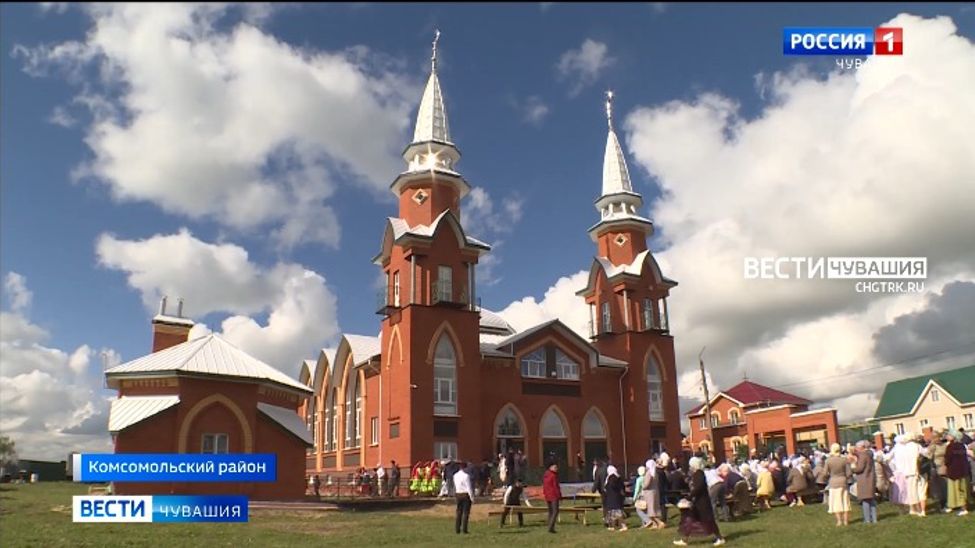 В Комсомольском районе открыли Соборную мечеть имени Рахимуллы Миназетдинова