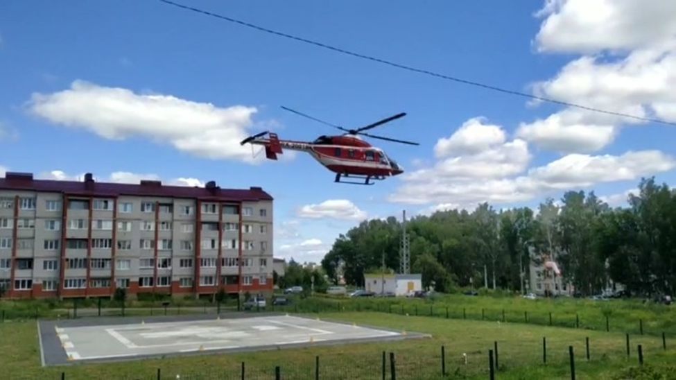 Вертолет санавиации доставил в Чебоксары 140-го пациента 