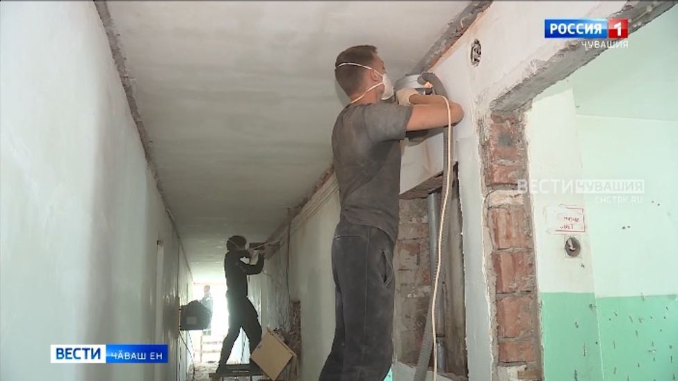 Чӑваш патшалӑх университечӗн 6-мӗш общежити ҫурчӗ тӗпрен ҫӗнелет 