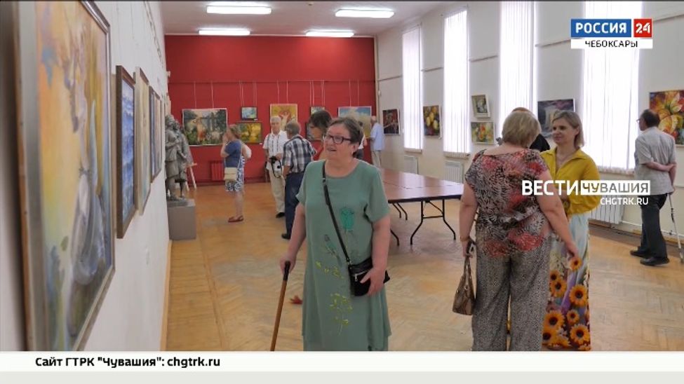 В Новочебоксарске работает персональная выставка Александра Герасимова