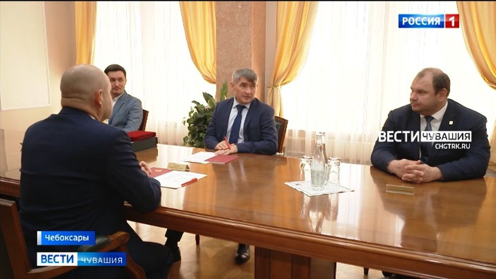Глава Чувашии обсудил восстановление Донбасса с заместителем руководителя Администрации Главы ДНР