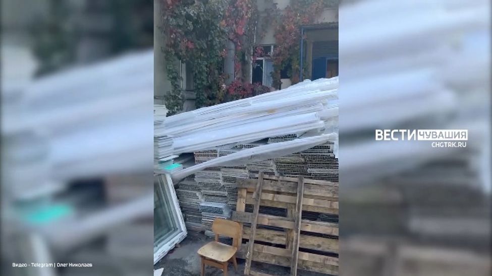 Чувашские строители восстанавливают жилые дома в Мариуполе