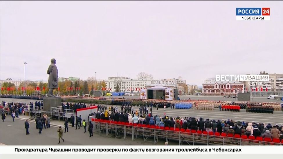 Более полусотни кадетов из Чебоксар приняли участие в Параде Памяти, прошедшем в Самаре