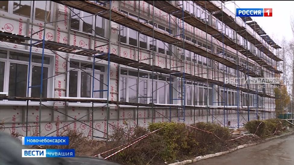 В новочебоксарской школе ремонт идет с сильным отставанием от графика