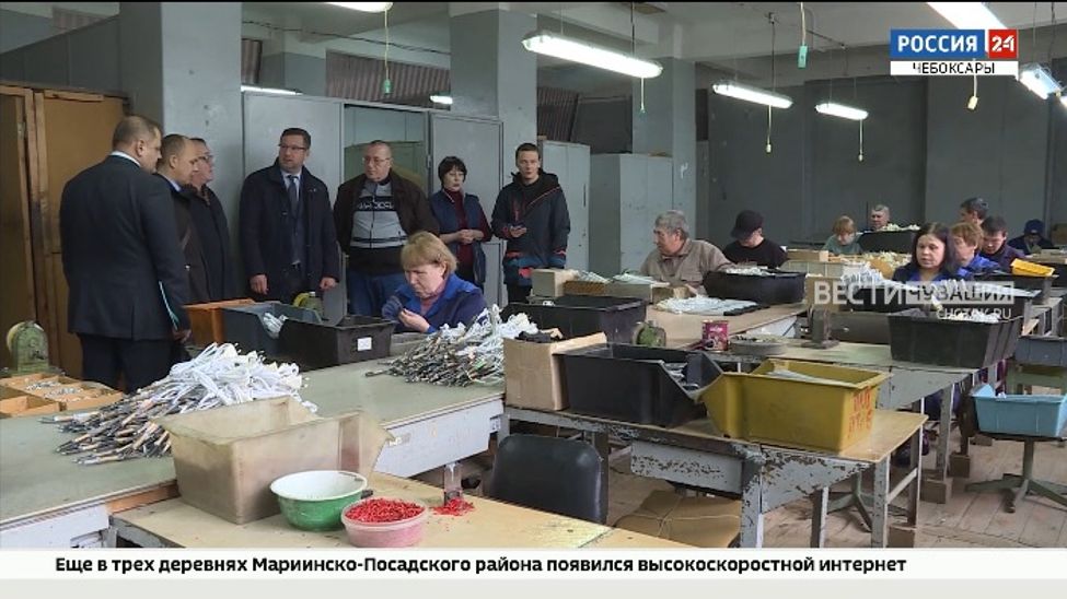 В Чувашии сенатор РФ Николай Владимиров посетил предприятие "Энергия"