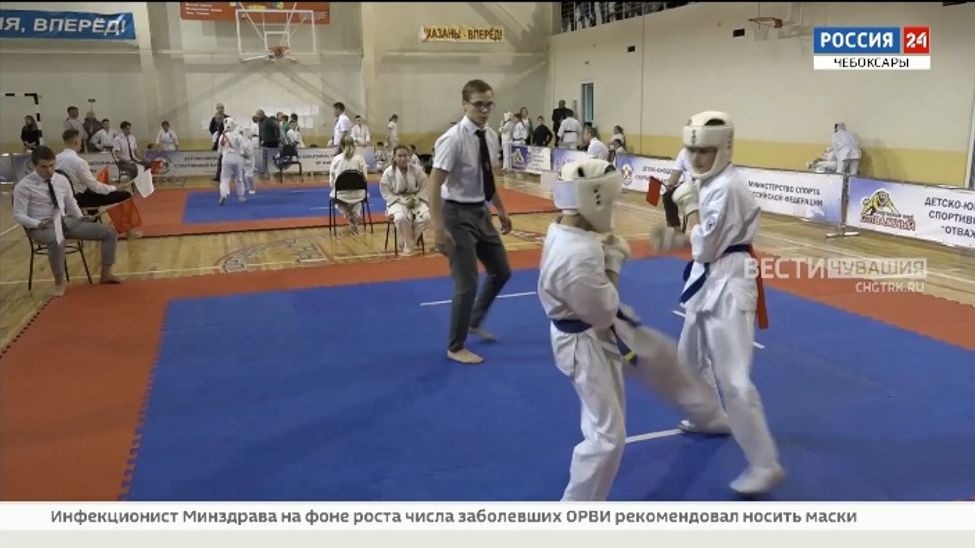 В Канашском районе состоялись чемпионат и первенство Чувашии по киокусинкай