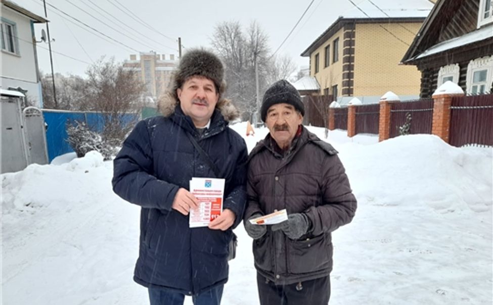 С чебоксарцами побеседовали о пожарной безопасности в новогодние праздники