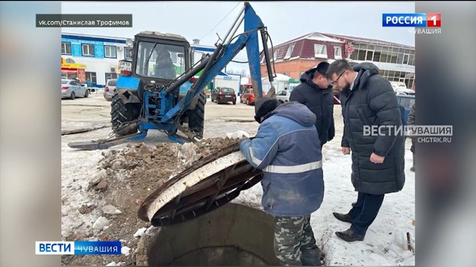 Сегодня около 8 тысяч человек в Ядрине остались без холодной воды