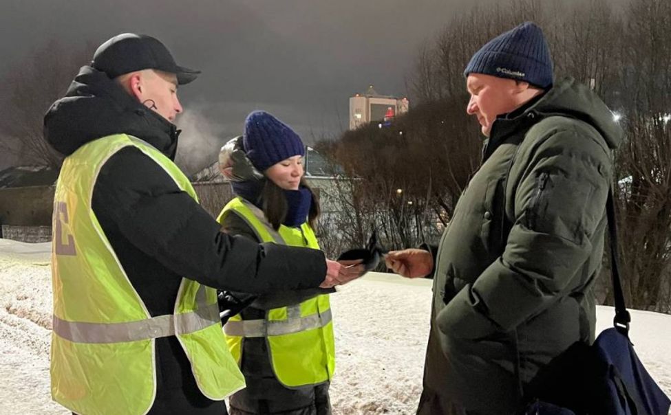 В Чувашии «Студенческий десант» заступил на вечернее дежурство с сотрудниками ДПС