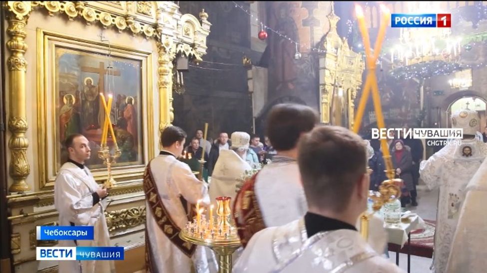 В Чувашии православные верующие отмечают праздник Крещения или Богоявления Господня