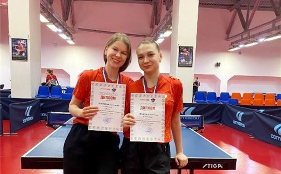 Спортсмены Чувашии выиграли медали чемпионата ПФО по настольному теннису