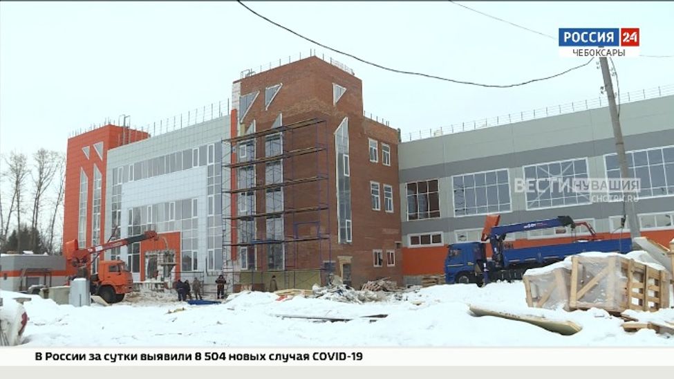 Готовность стадиона «Волга» в Чувашии составляет порядка 65%