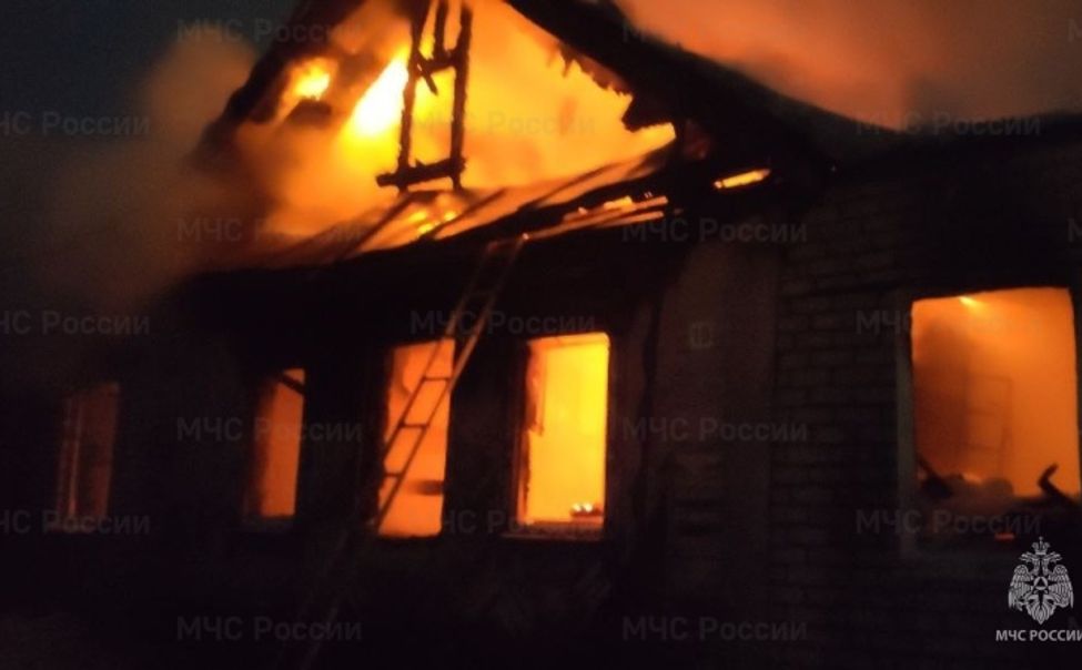 В Мариинском Посаде при пожаре погибла 60-летняя женщина