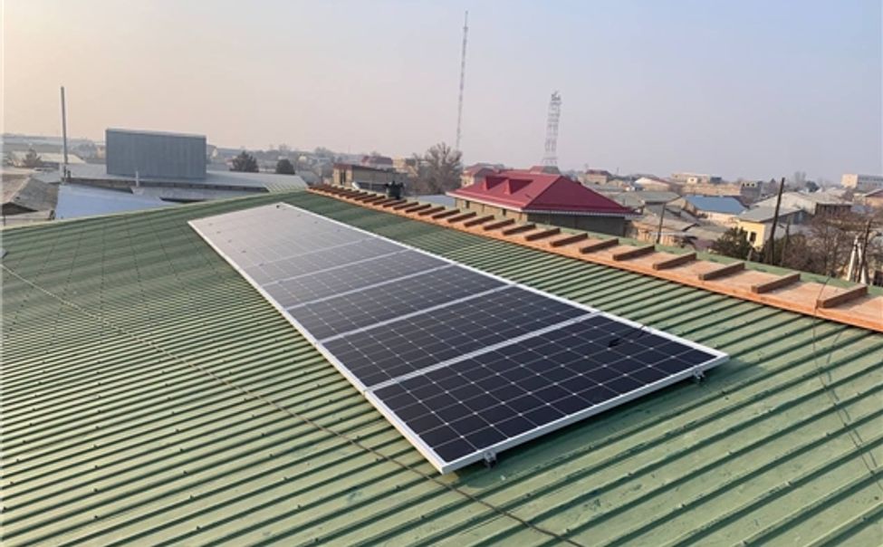 Чувашские модули установили на крышах медучреждений и детсадов в Узбекистане