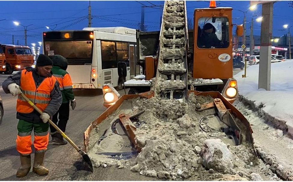 За эту зиму с чебоксарских улиц  вывезли почти 60 тыс. т снега